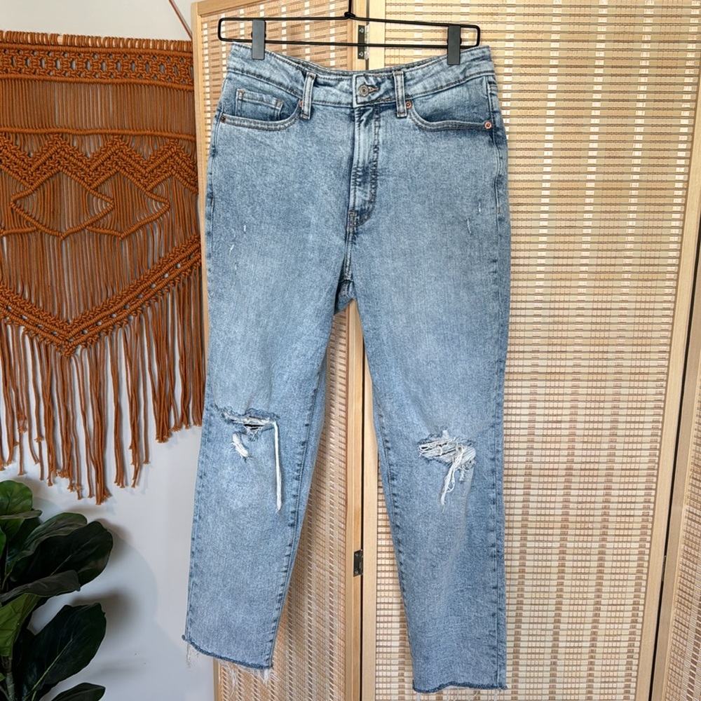 Old Navy High Rise Ripped Jeans